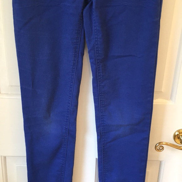 Jeans Pants Blue low rise skinny 5 pocket  junior jeans pants - Picture 5 of 8